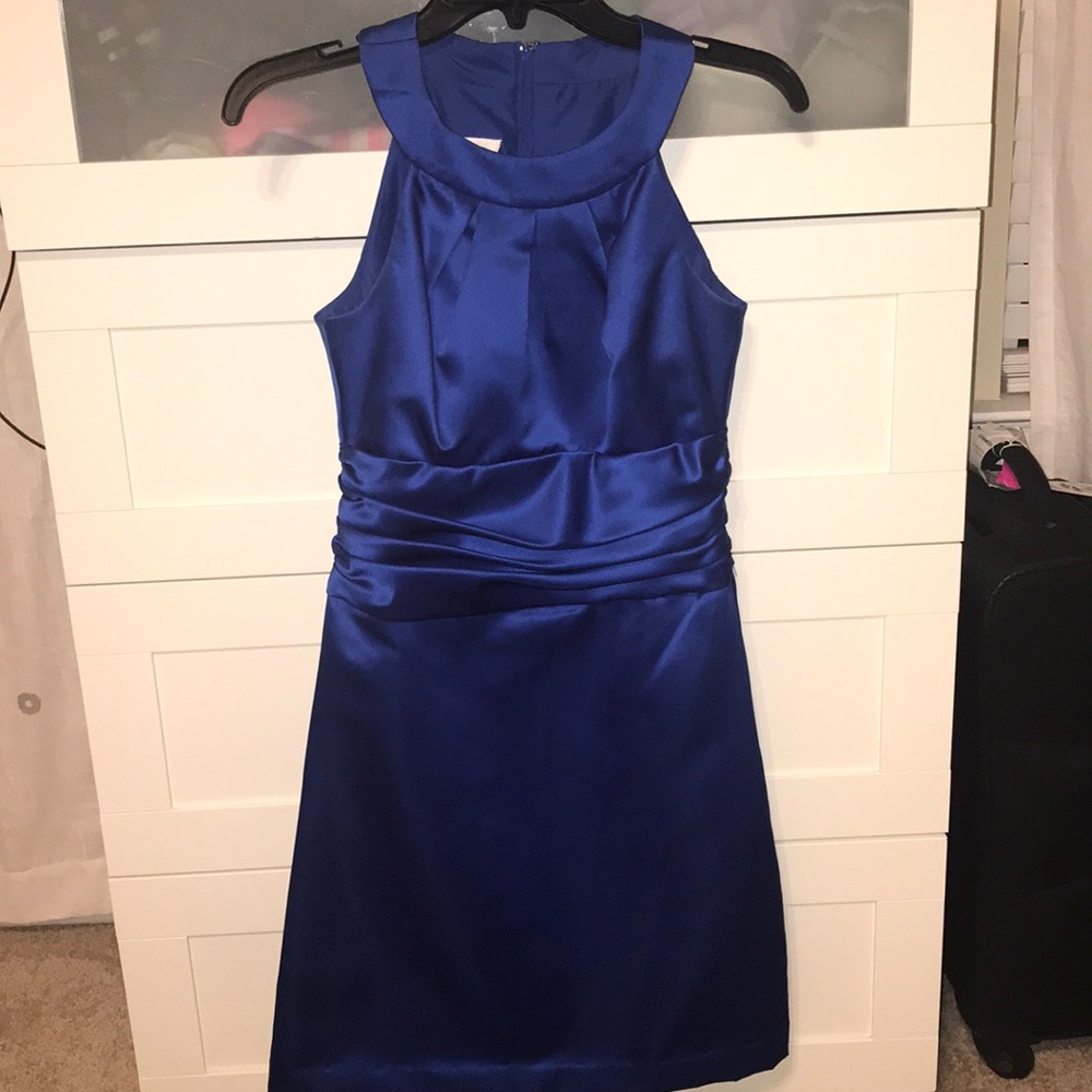 David’s bridal royal blue dress